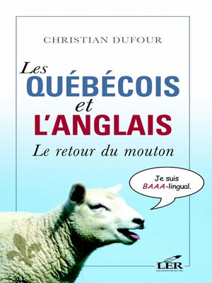 cover image of Les québécois et l'anglais